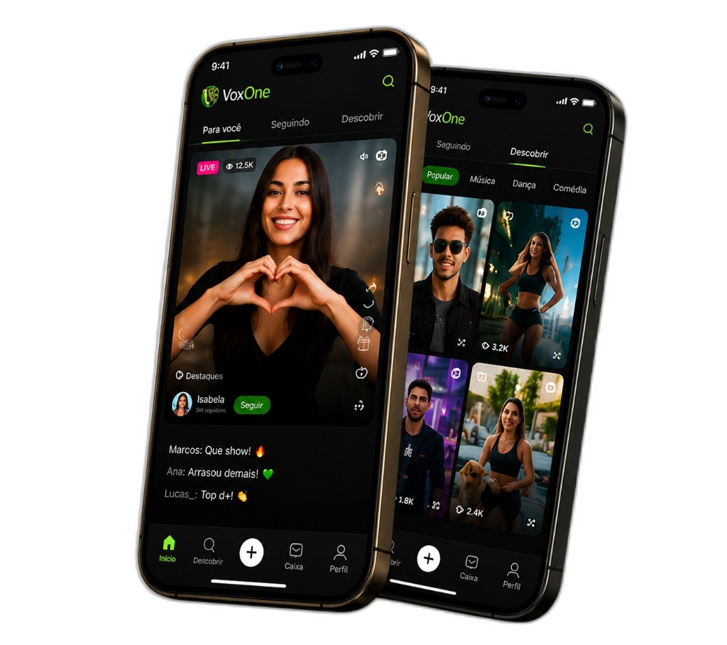 App VoxOne em smartphones